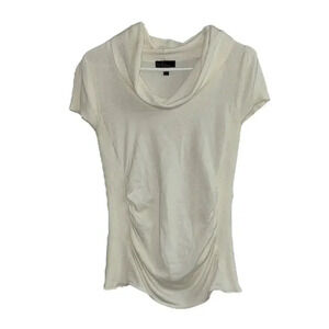 Takeout turtleneck top size XL This elegant cream cowl neck top